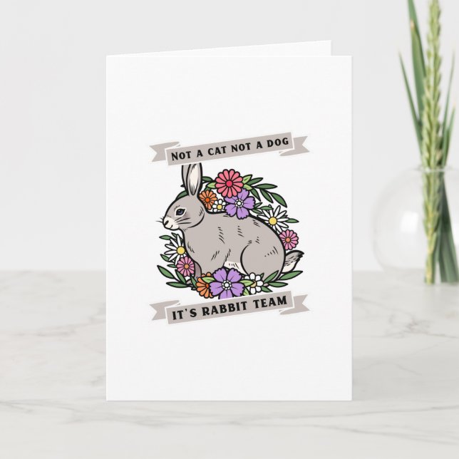 Rabbit Team Card (Front)