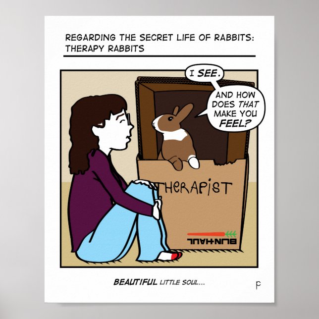 RABBIT THERAPY POSTER (Front)
