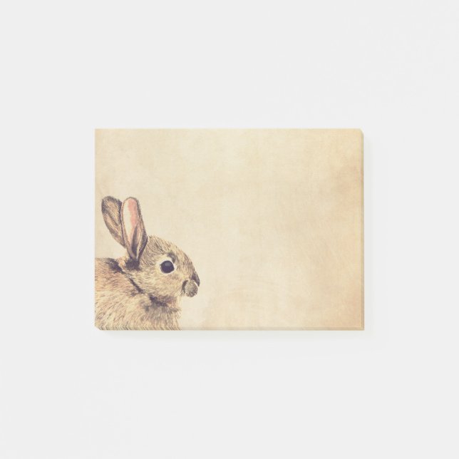 Rabbit Watercolor Sketch Post-it® Notes (Front)