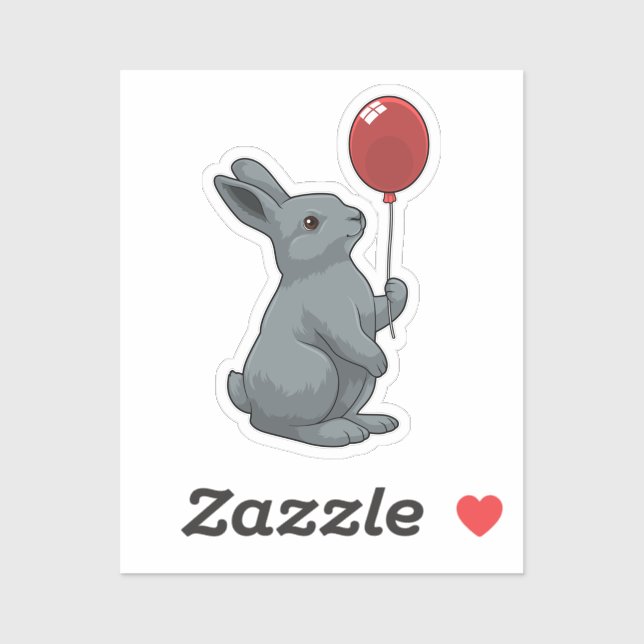 Rabbit with Balloon (Sheet)