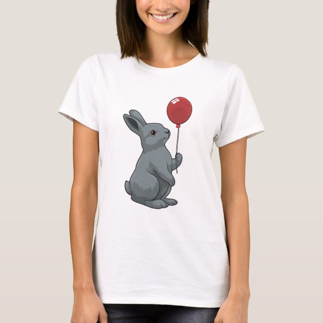 Rabbit with Balloon T-Shirt (Front)