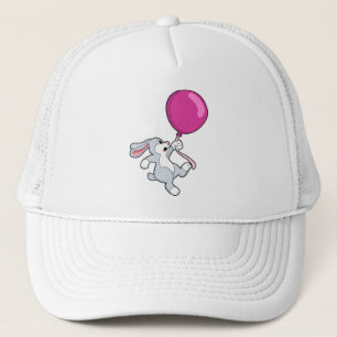 Rabbit with Balloon Trucker Hat