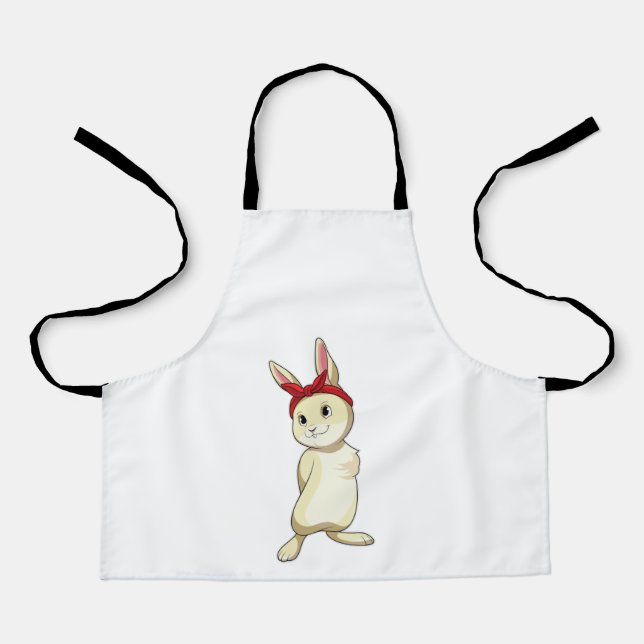 Rabbit with Bandana Apron (Front)