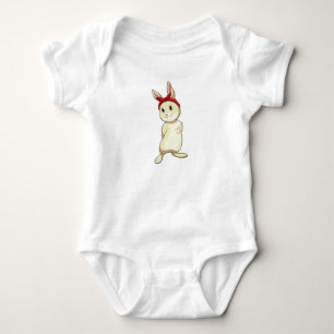 Rabbit with Bandana Baby Bodysuit