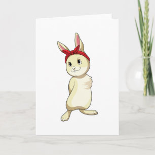 Rabbit with Bandana Card