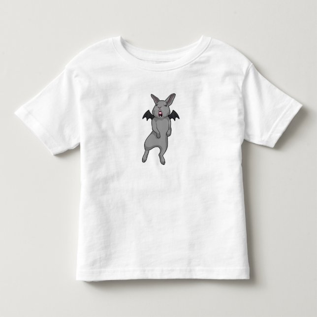 Rabbit with Bat wing Toddler T-Shirt (Front)