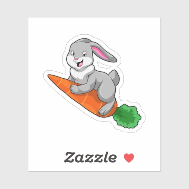 Rabbit with Carrot (Sheet)