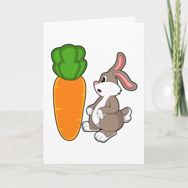 Rabbit with Carrot (2).PNG Card (Front)