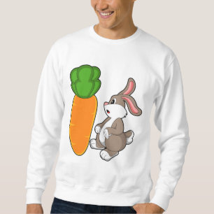 Rabbit with Carrot (2).PNG Sweatshirt