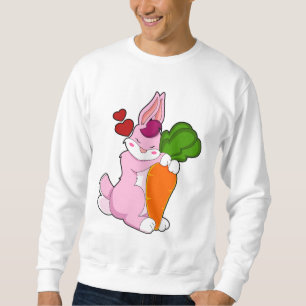 Rabbit with Carrot and Heart Sweatshirt