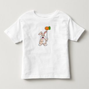 Rabbit with Carrot as Balloon.PNG Toddler T-Shirt