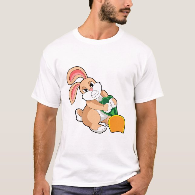 Rabbit with Carrot T-Shirt (Front)