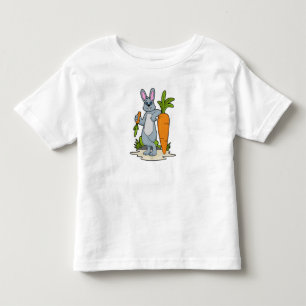 Rabbit with Carrot Toddler T-Shirt