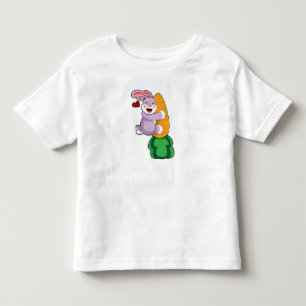 Rabbit with Carrot Toddler T-Shirt
