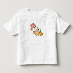 Rabbit with Carrot Toddler T-Shirt