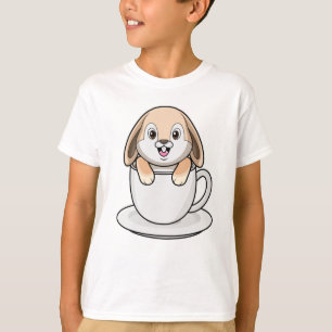 Rabbit with Coffee Cup T-Shirt