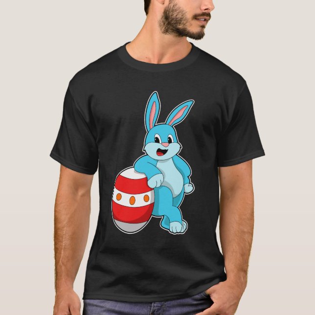Rabbit with Easter egg T-Shirt (Front)