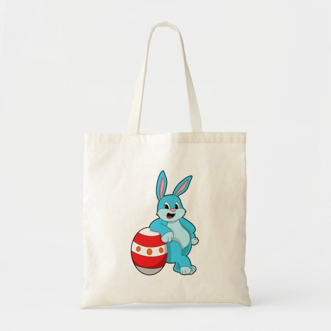 Rabbit with Easter egg Tote Bag (Front)