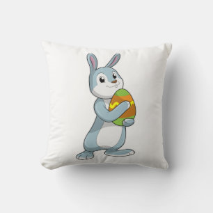 Rabbit with Egg Cushion