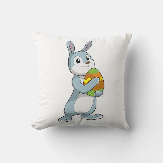 Rabbit with Egg Cushion (Front)
