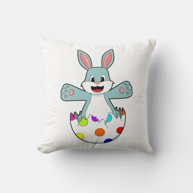 Rabbit with Egg Cushion (Front)