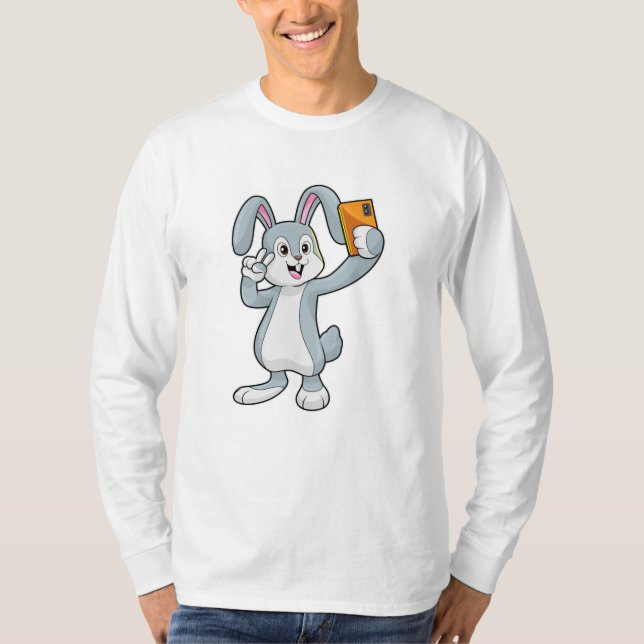 Rabbit with Mobile T-Shirt (Front)