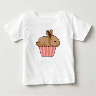 Rabbit with Muffin Baby T-Shirt