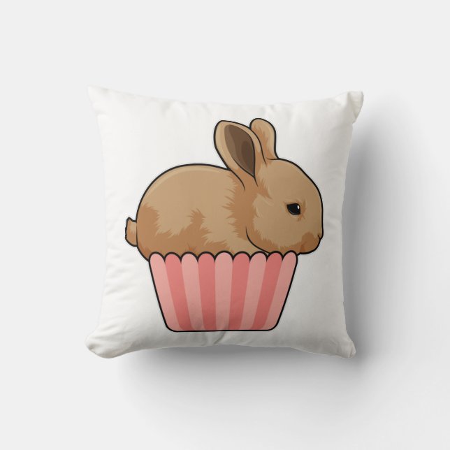 Rabbit with Muffin Cushion (Front)
