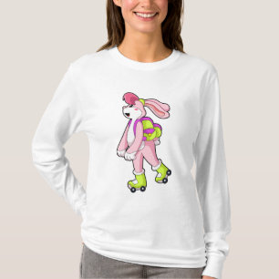 Rabbit with Roller skates T-Shirt