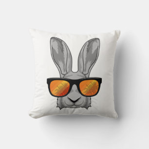 Rabbit with Sunglasses Cushion