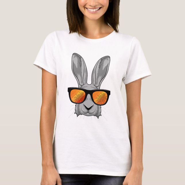 Rabbit with Sunglasses T-Shirt (Front)