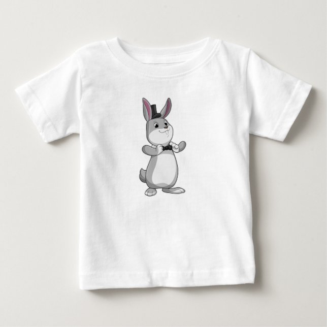Rabbit with Top hat & Bow tie (Front)