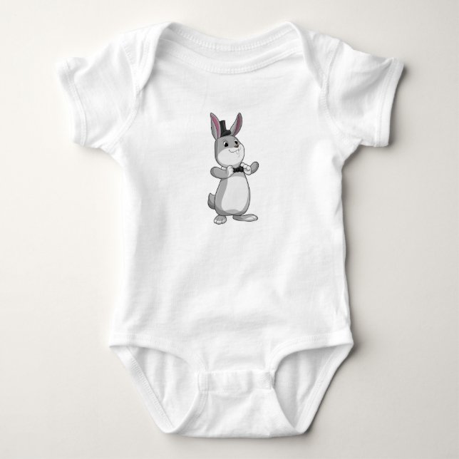 Rabbit with Top hat & Bow tie (Front)