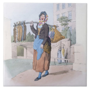 Rabbit Woman, from 'Costume of Great Britain', pub Tile