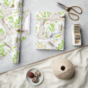 Rabbits And Eggs Wrapping Paper