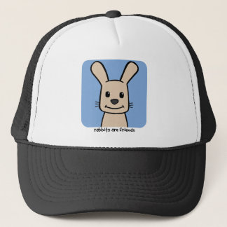 Rabbits Are Friends Trucker Hat