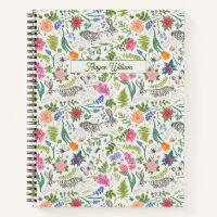 Rabbits, Butterflies and Flowers