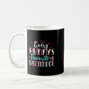 Rabbits Every Bunnys Favourite Bartender Cute Hear Coffee Mug