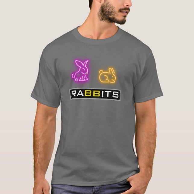 rabbits funny friend T-Shirt (Front)