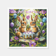 Rabbits Garden Birthday Party