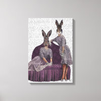 Rabbits in Purple
