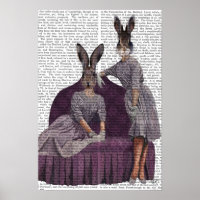 Rabbits in Purple