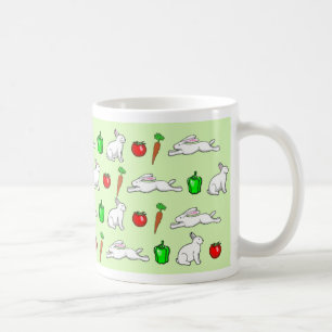 Rabbits in the Vegetable Garden Coffee Mug