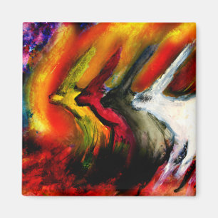 Rabbits of the Apocalypse Magnet