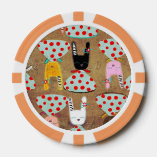 Rabbits Poker Chips