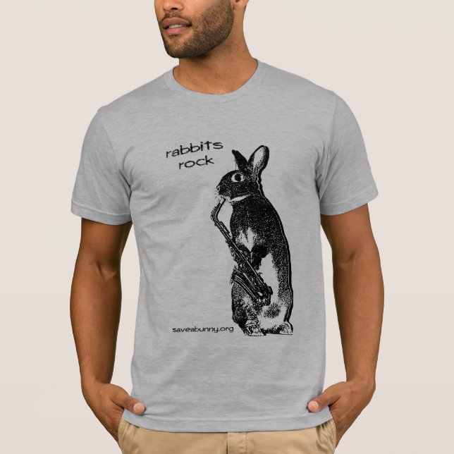 Rabbits Rock T-Shirt (Front)