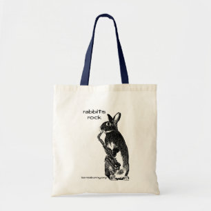 Rabbits Rock! Tote Bag