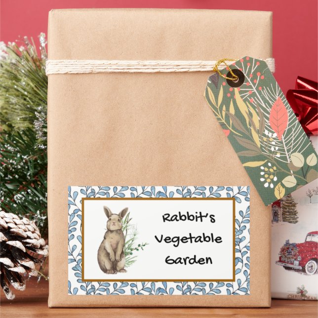 Rabbits Vegetable Garden Stickers (Holiday)