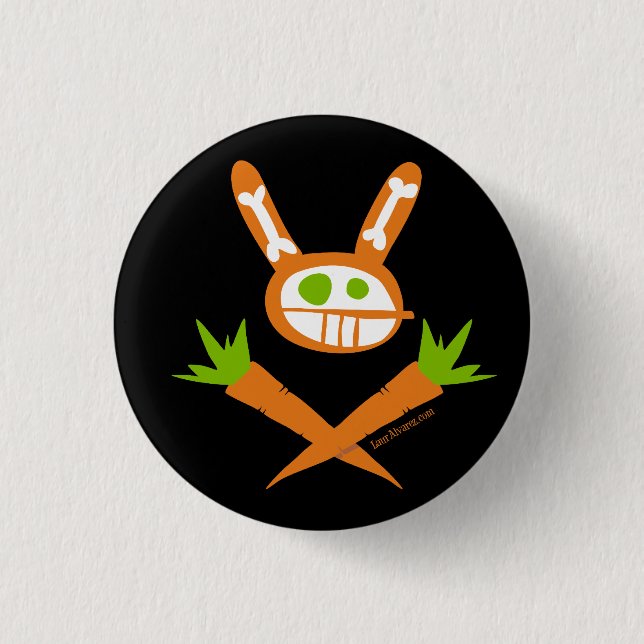 RabbitSkullconWEB 3 Cm Round Badge (Front)