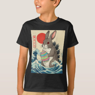 Rabbitzilla Bunny Vintage Japanese Art Funny Men W T-Shirt